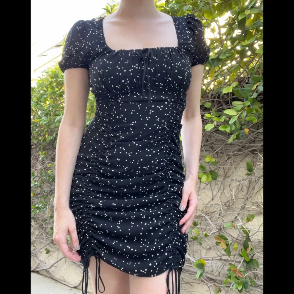 Black Dot Dress - Picture 1 of 6